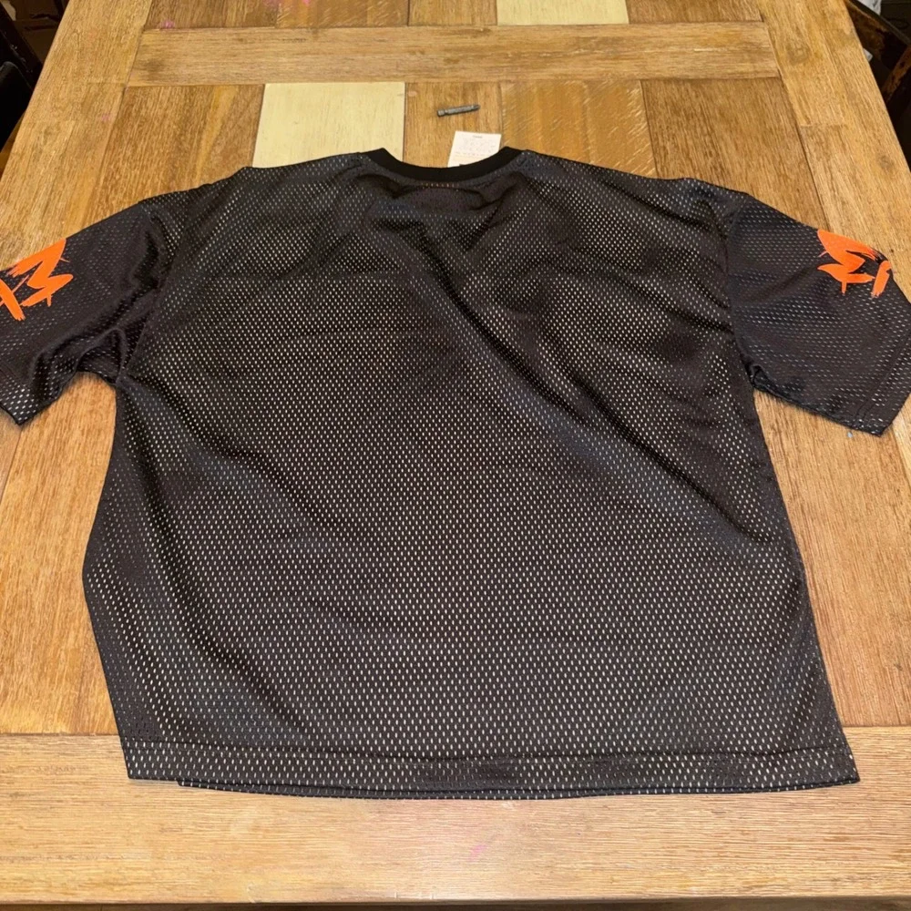 Carhartt Active Jacket Mens Large Black flaws Lined Hooded Nylon J162 BLK